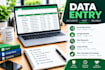 do data entry as your virtual assistant
