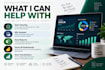 do data analysis, excel, sql and power bi dashboard
