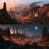 create 2d game environment concept art and illustration