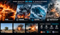 create cinematic 3d vfx, fire, smoke, water, and destruction