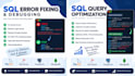 write and fix sql queries for your data needs