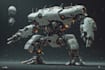 design sci fi mecha and robot concept art