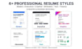 create a professional resume CV design and formatting