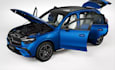 model custom suv car,3d mercedes benz glc luxury render,car presentation  visual