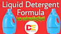 develop formulation for cosmetic and laundry products