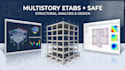design and analyze multistory buildings using etabs and safe