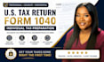 prepare and file your US individual tax return form 1040