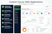 develop a professional django web application and rest API