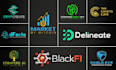 do esign tech startup cyber security saas logo design