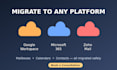 migrate your email from office 365, gmail, or cpanel to google workspace