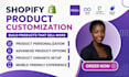 setup shopify product personalization options and variants globo easify native