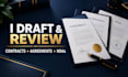 draft and review your contracts, agreements, ndas, etc