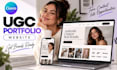 assemble your canva ugc portfolio website