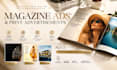 design magazine ads and print ads for editorial publications