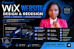 customize a professional wix website or redesign wix website