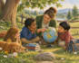 create engaging educational childrens book illustrations