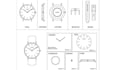 create luxury watch cad design and technical drawing for factory ready tech pack