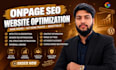 optimize onpage SEO for wordpress, shopify, and websites