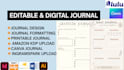 do printable editable journal, prayer journal,canva journal,journal formatting