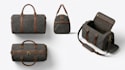 make duffle bag, travel bag, luggage and backpack tech pack design with sketch