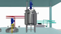 create 3d chemical plant, process equipment and engineering animation