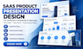 design saas product presentation for software companies and startups