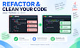 debug and fix java python c and c plus plus code