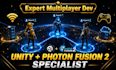 build your unity multiplayer game with photon fusion 2