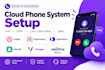 setup twilio, ringcentral, openphone, aircall, vonage and nextiva