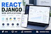 build react django saas mvps and web apps