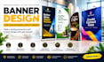 design roll up banner, retractable banner, standee, pull up banner