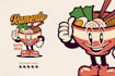design an authentic and modern food, ramen logo