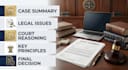 summarize and analyze legal cases