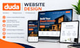design your website on duda builder website