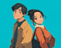 draw anime couple illustration