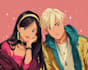 draw anime couple illustration