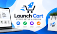 design your launch cart store with winning products