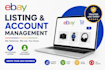 manage SEO optimized ebay listings and ebay account