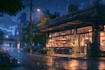 make anime backgrounds and environment art