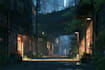 do anime background and environment art