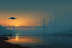 create a stunning sci fi city, futuristic environment, or cyberpunk world