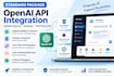integrate openai API into your web or mobile application