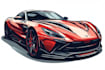 make amazing vector car portrait form your car