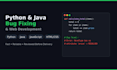 fix python, java and web bugs quickly and accurately