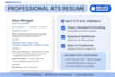 write a professional ats resume