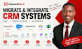 migrate CRM hubspot salesforce pipedrive airtable excel mapping deduplication