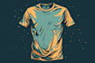 draw t shirt vector illustration