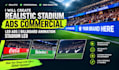 do stadium ads, led perimeter boards stadium billboard, arena led animation