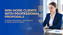make professional business proposals and prepare quotations