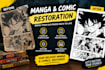 professionally restore manga pages